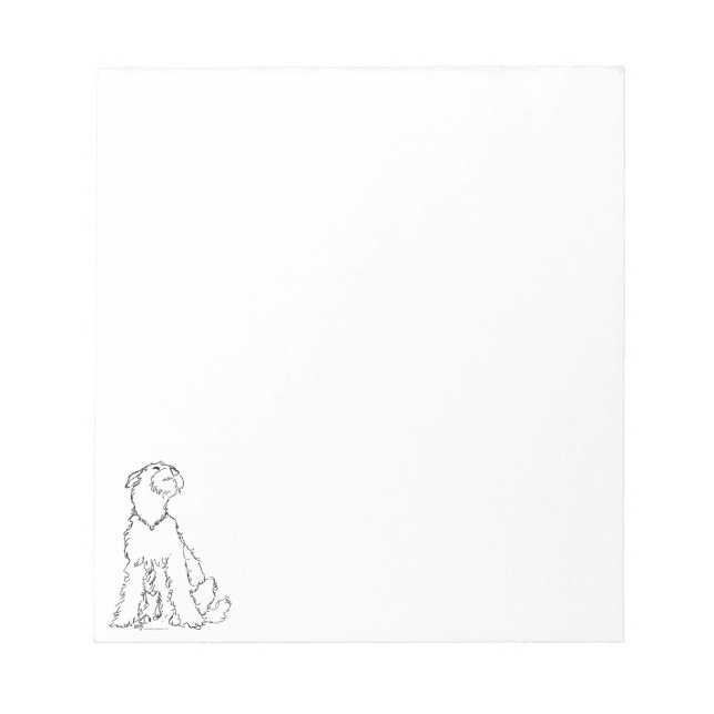Bloc-note Joie d'Airedale, Welsh ou Lakeland Terrier (Devant)