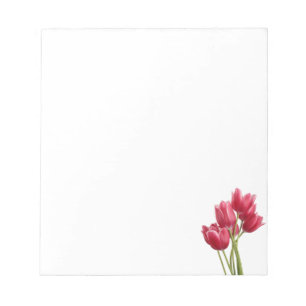 Bloc-note Joli dans les tulipes roses