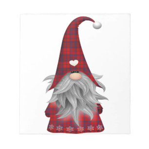 Bloc-note Joli elf de Noël Gnome