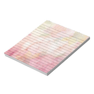 Bloc-note Jolie impression florale à l'aquarelle