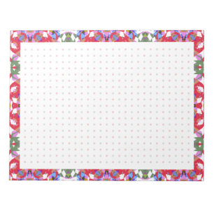 Bloc-note Jolly Red Christmas Fun Dot Grid Organisateur Plan