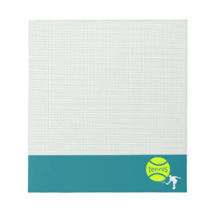 Bloc-note Joueur de tennis