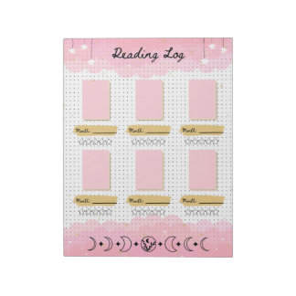 Bloc-note Journal de lecture du journal de lecture du ciel é