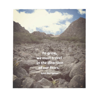 Bloc-note journal inspirationnel, "Pour grandir. ..."