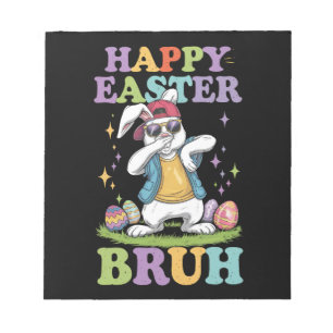 Bloc-note Joyeuses Pâques Frangin Lapin de Pâques Funny Dabb