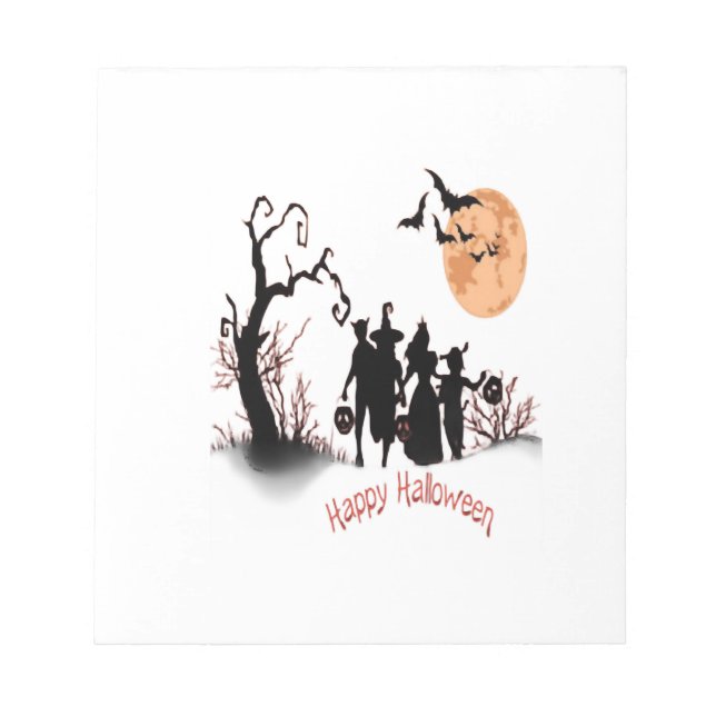 Bloc-note Joyeux Halloween (Devant)