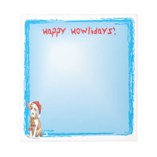 Bloc-note Joyeux Howlidays Ibizan Hound