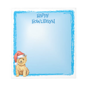 Bloc-note Joyeux Howlidays Norwich Terrier