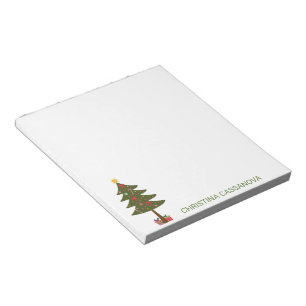 Bloc-note Joyeux Noël   Arbre de Noël festif pour les Fêtes