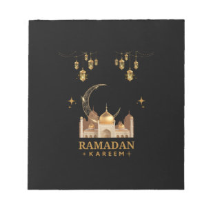 Bloc-note Joyeux Ramadan Kareem - Aïd Moubarak Salutations