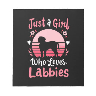 Bloc-note Juste une fille qui aime Labrador Retriever