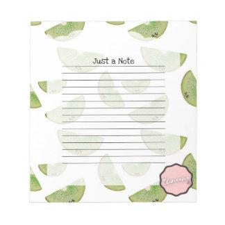 Bloc-note Juste une note, Personnalisable Kiwi