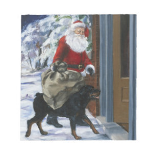 Bloc-note Karl aidant le père noël de <Carl's Christmas> b