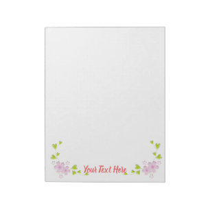 Bloc-note Kawaii Style Sakura Fleur d'arbre de cerisier