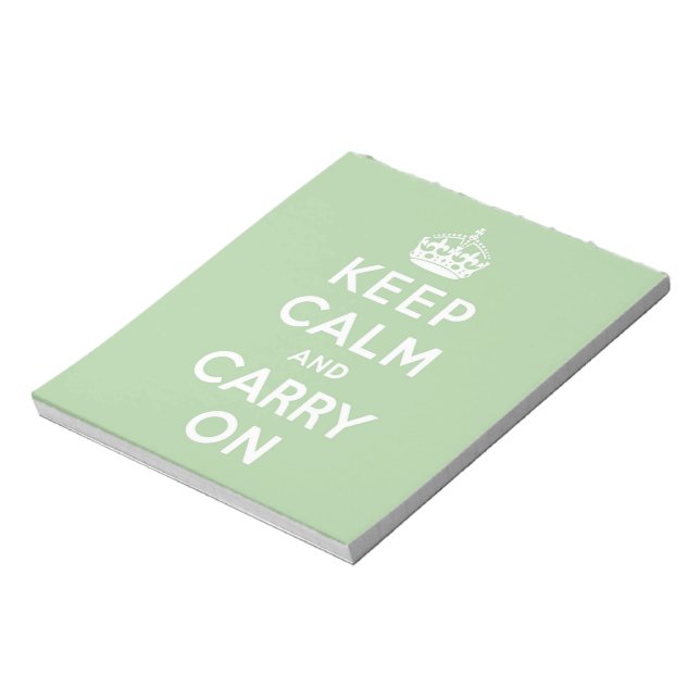 Bloc-note keep calm and carry on original (Tourné)