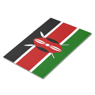 Bloc-note Kenya Drapeaux kenyans