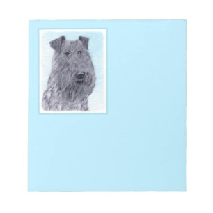 Bloc-note Kerry Blue Terrier peinture mignonne Chien d'origi