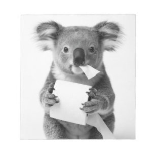 Bloc-note Koala Adorable Tenant le Papier Toilette avec Élég