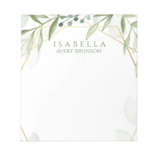 Bloc-note La verdure géométrique