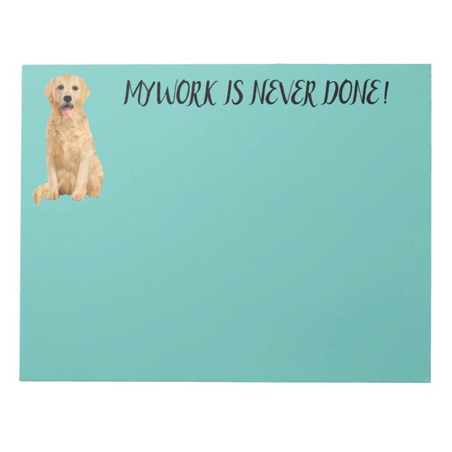BLOC-NOTE LABRADOR RETRIEVER NOTEPAD (Devant)