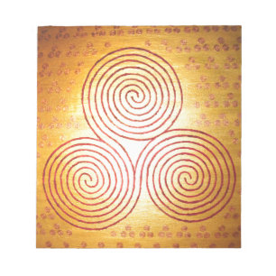 Bloc-note Labyrinthe à triple spirale