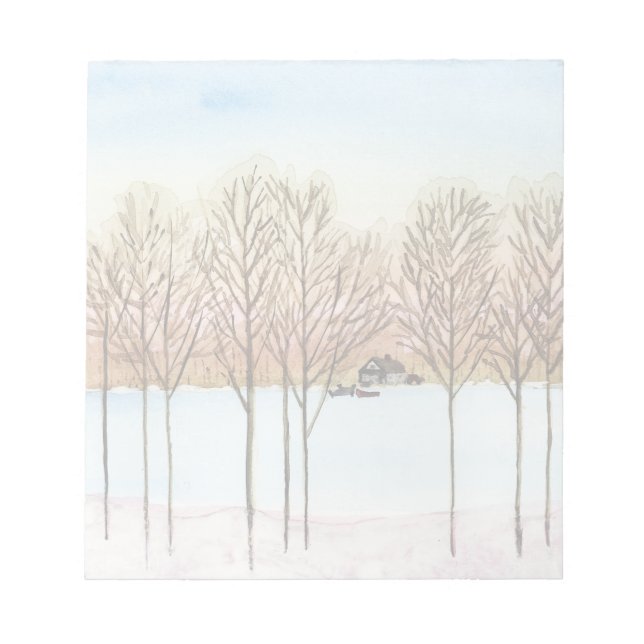 Bloc-note Lac d'hiver (Devant)