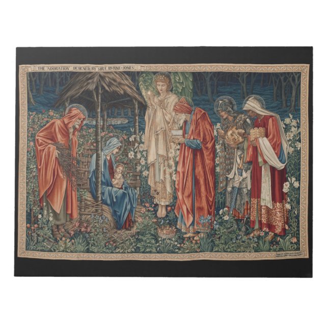 Bloc-note L'Adoration des Mages (par Edward Burne-Jones) (Devant)