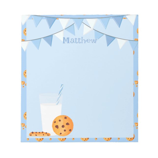 Bloc-note Lait et cookies (Devant)