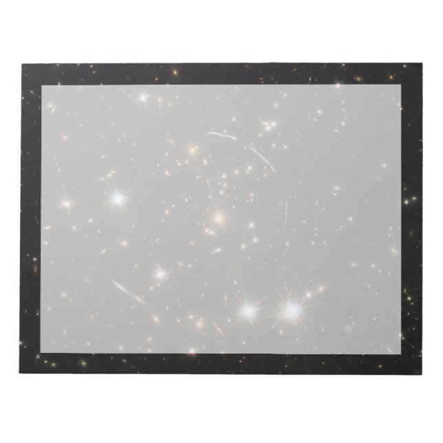 Bloc-note L'Arc Sunburst Dans Un Gros Cluster Galaxy (Devant)