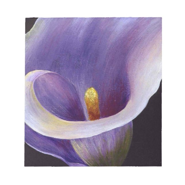 Bloc-note Lavande Calla Lily (Devant)