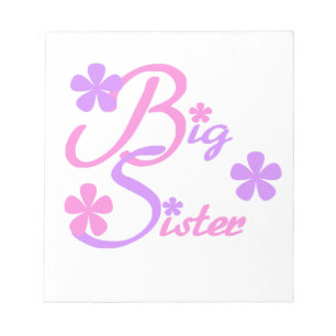 Bloc-note Lavande et grands cadeaux aux soeurs roses