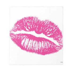 Bloc-note Le Baiser, Lèvres Roses