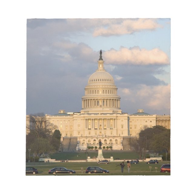 Bloc-note Le bâtiment du Capitole des États-Unis à (Devant)