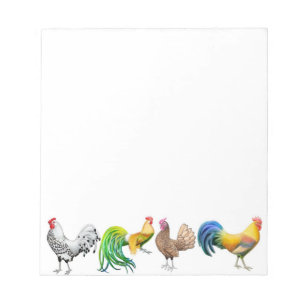 Bloc-note Le bloc - notes de fantaisie de poulets