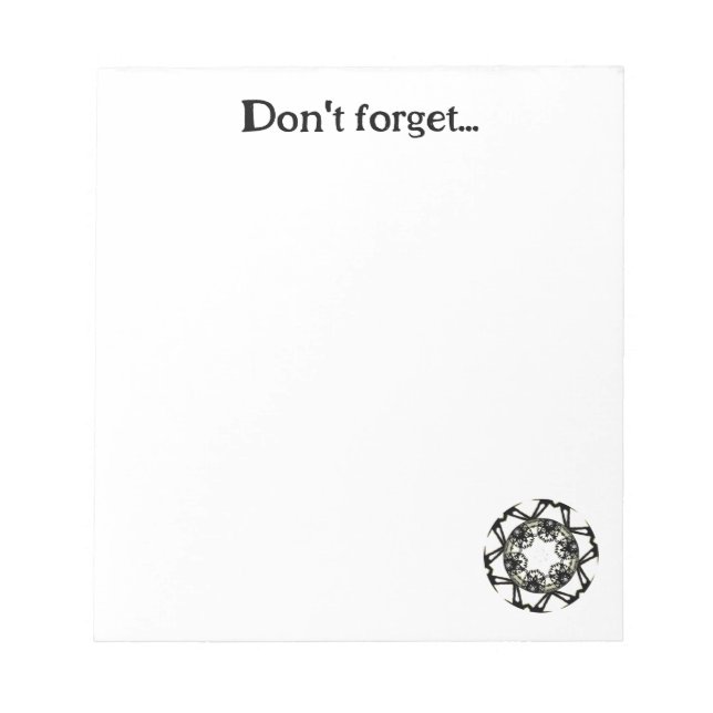 Bloc-note Le kaléidoscope du premier volume, art trois (Devant)