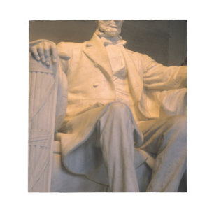 Bloc-note Le mémorial Lincoln à Washington DC.