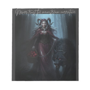 Bloc-note Le Petit Chaperon Rouge foncé