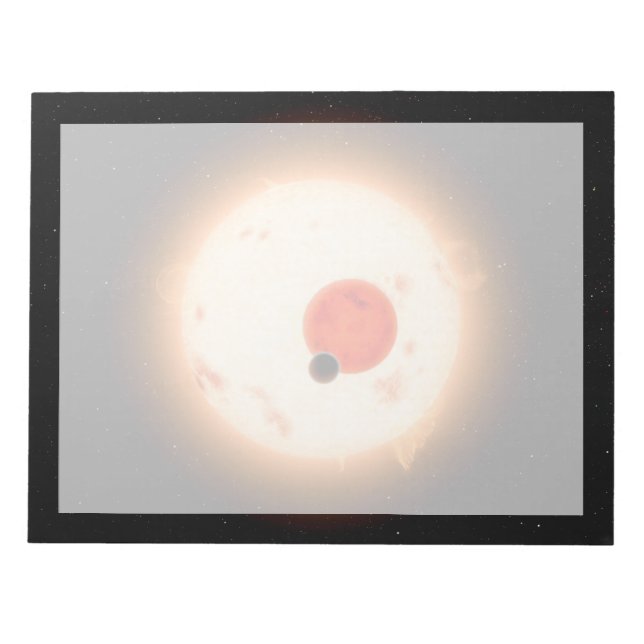 Bloc-note Le système Kepler-16. (Devant)