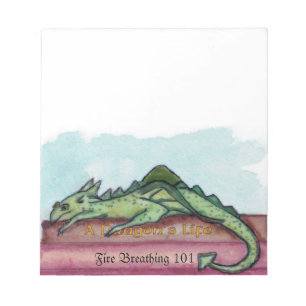 Bloc-note Learning To Be A Dragon Notepad