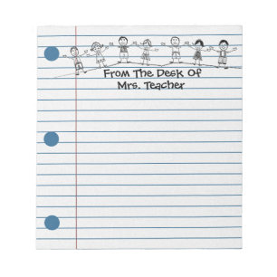 Bloc-note L'école mignonne badine l'illustration pour le