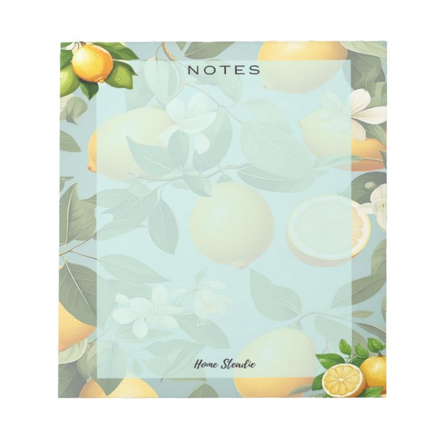 Bloc-note Lemon Life Blank Notepad (Devant)