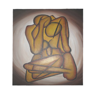 Bloc-note Les Amateurs Abstraits Art Contemporain En Ocre Et