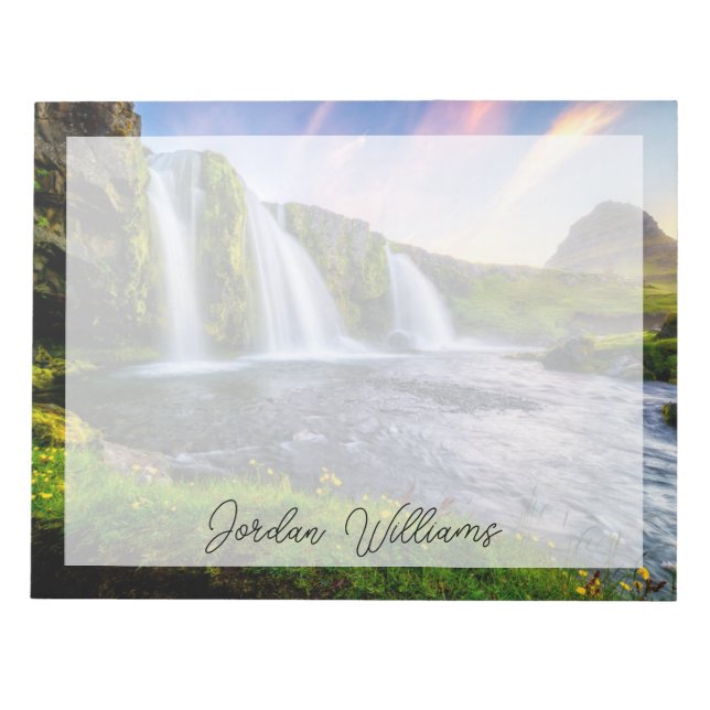 Bloc-note Les cascades | Kirkjufellsfoss, Islande (Devant)