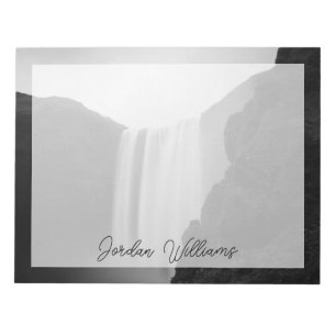 Bloc-note Les cascades   Skogafoss Cascade, Islande