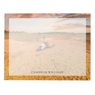 Bloc-note Les déserts   Le désert au crâne de vache