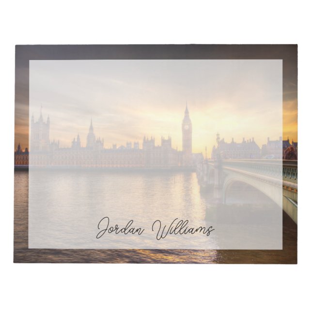 Bloc-note Les monuments | Big Ben & Chambres du Parlement (Devant)