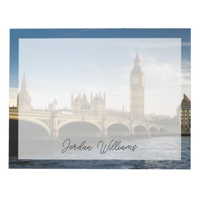 Bloc-note Les monuments | Big Ben, Londres Angleterre (Devant)