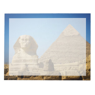 Bloc-note Les monuments Sphinx & Pyramide d'Egypte