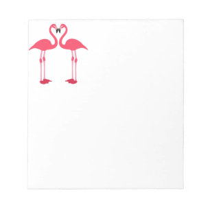 Bloc-note Les oiseaux de plage tropicaux Flamants roses de d