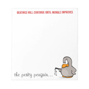 Bloc-note Les passages à tabac se poursuivront jusqu'à ce qu